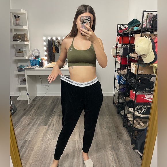 Juicy Couture velour track pants with stretchy waistband - Picture 4 of 4